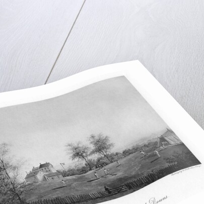 A cricket match on Bansted Downs, Surrey by Anonymous