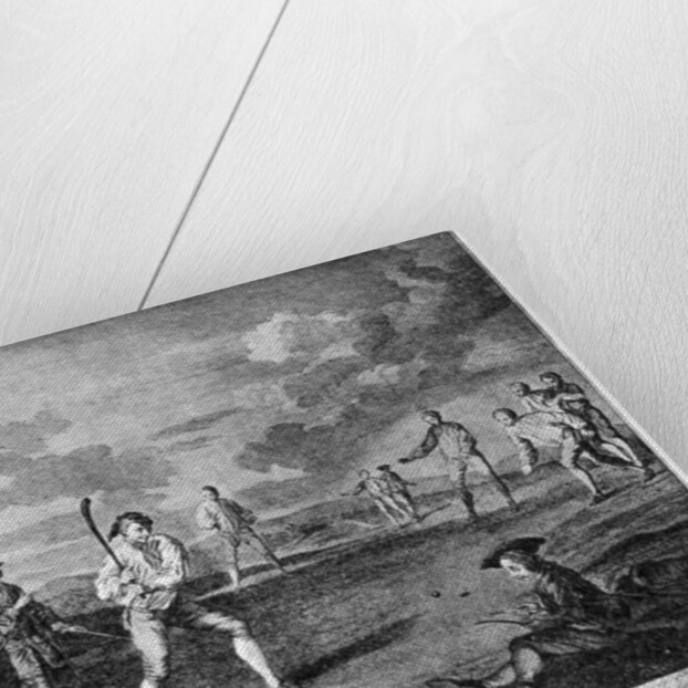 Cricket in 1743 by Anonymous