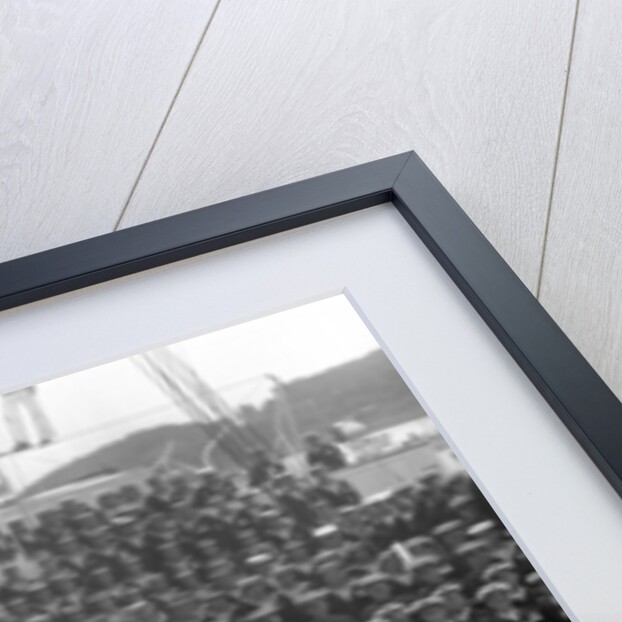 A ship's crew on deck by Anonymous