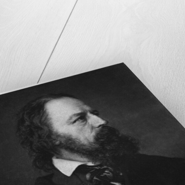 Alfred Tennyson, 1st Baron Tennyson (1809-1892), English poet by Berlin Photographic Co