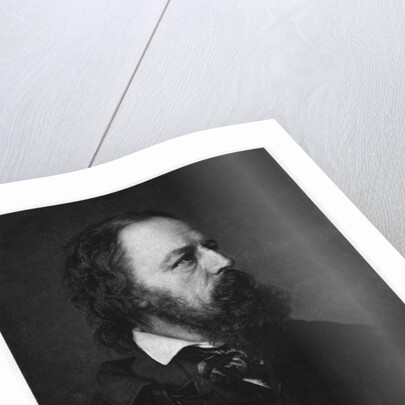 Alfred Tennyson, 1st Baron Tennyson (1809-1892), English poet by Berlin Photographic Co
