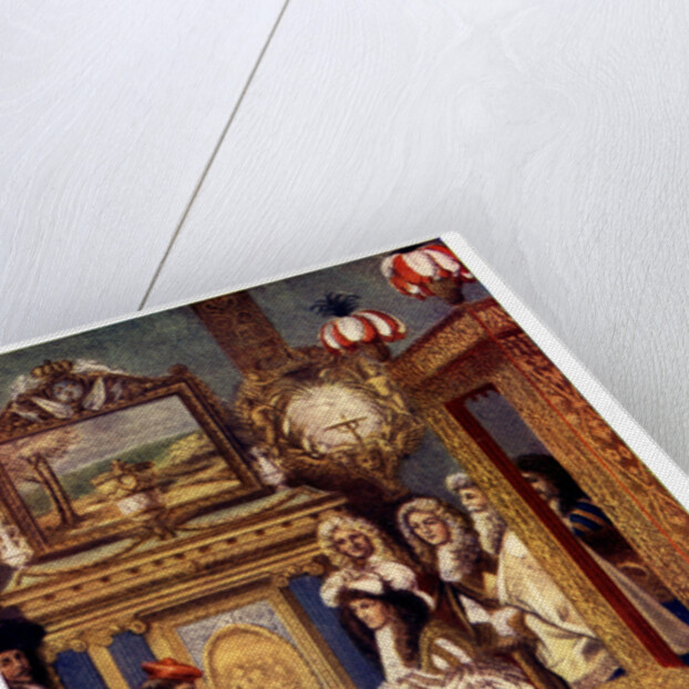 Scene from a French court by Anonymous