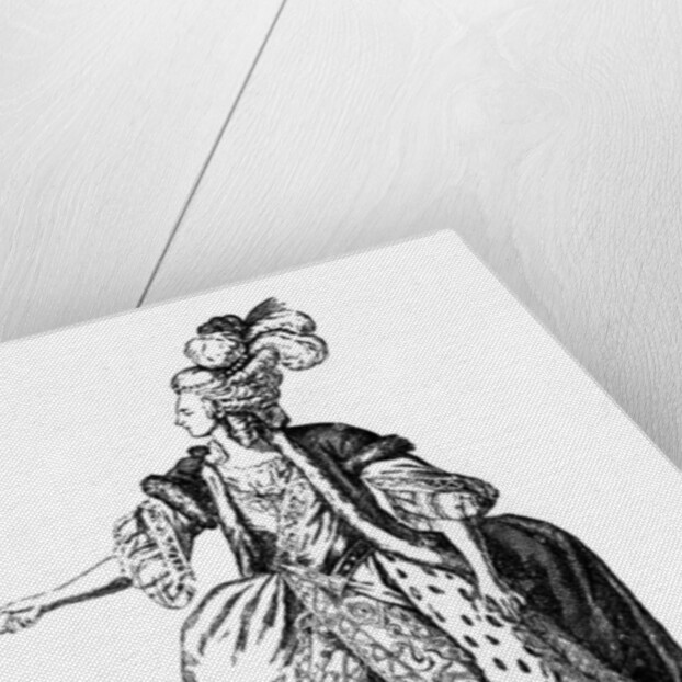 A princess' costume by Leclere