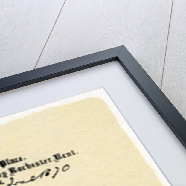 A hand-written letter by Anonymous