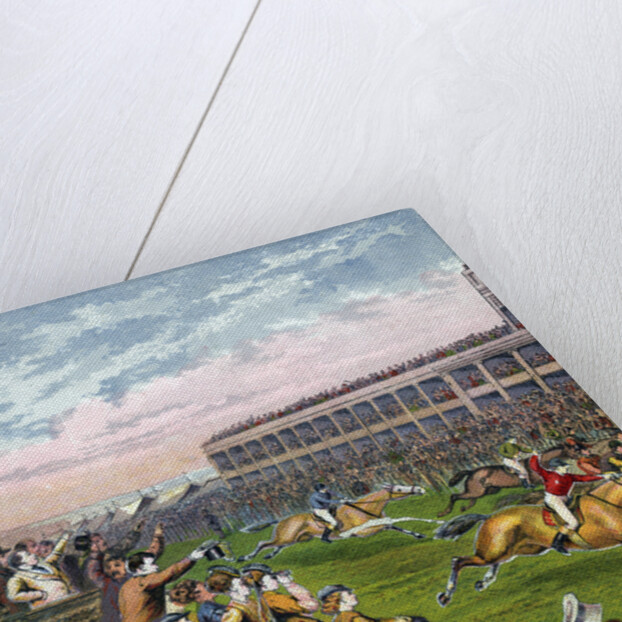 Horse race by Anonymous