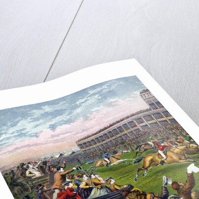 Horse race by Anonymous