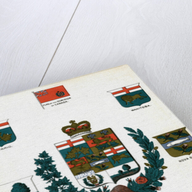 Coats of arms and flags of Canada by Anonymous