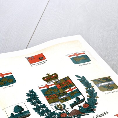 Coats of arms and flags of Canada by Anonymous