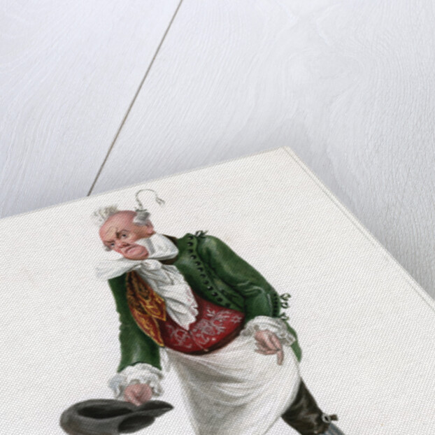 Mr Gattie as Monsieur Morbleu in Monsieur Tonson by R Cooper