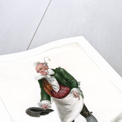 Mr Gattie as Monsieur Morbleu in Monsieur Tonson by R Cooper