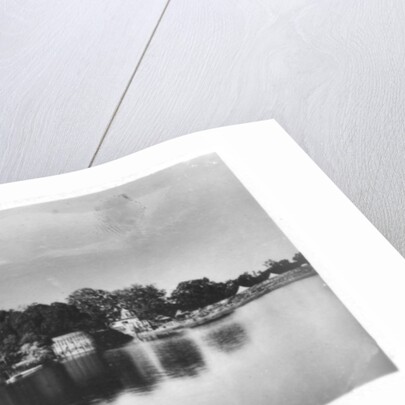 Fort from the lake, Burwa, Sagor, India by Anonymous