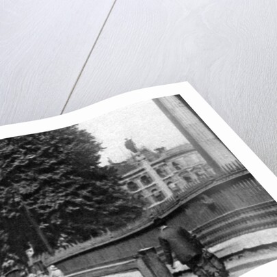 St Paul's churchyard and a tollgate, London by Whiffin