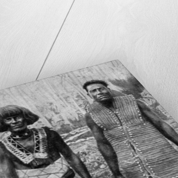 The ceremonial costume of war and everyday waist-cloth, Gilbert Islands by Thomas McMahon