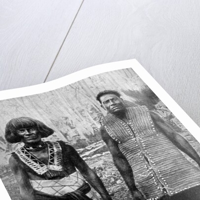 The ceremonial costume of war and everyday waist-cloth, Gilbert Islands by Thomas McMahon