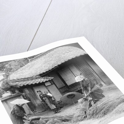 Farmers wives at work, Iwakuni, Japan by Underwood & Underwood