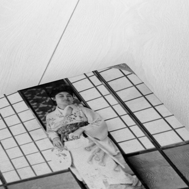 A tea house girl by Erdmann & Schanz