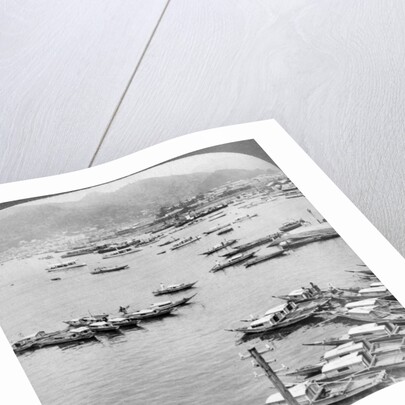 Looking north over vessels in the port of Nagasaki, Japan by Underwood & Underwood