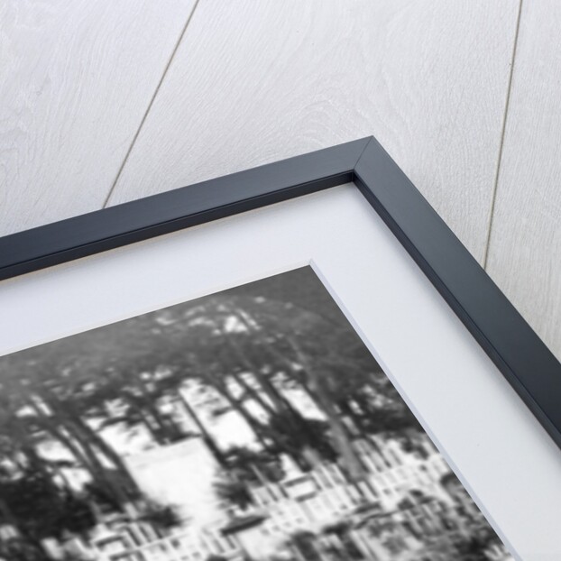 A Buddhist cemetery near Kurodani Monastery, Kyoto, Japan by Underwood & Underwood
