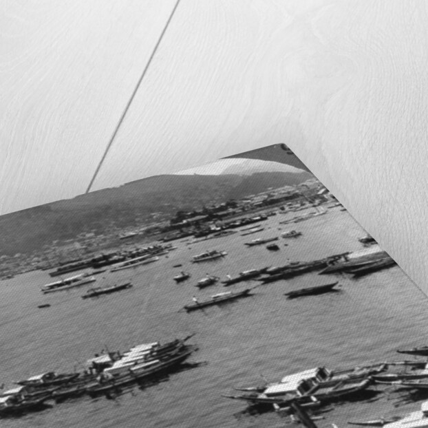 Looking north over vessels in the port of Nagasaki, Japan by Underwood & Underwood