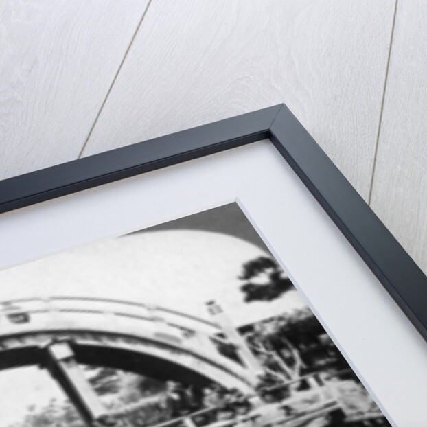 A semi-circular bridge in Japan by Underwood & Underwood