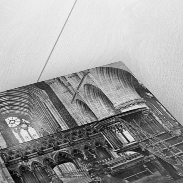 Interior of Glasgow Cathedral, Scotland by Underwood & Underwood