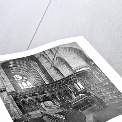 Interior of Glasgow Cathedral, Scotland by Underwood & Underwood