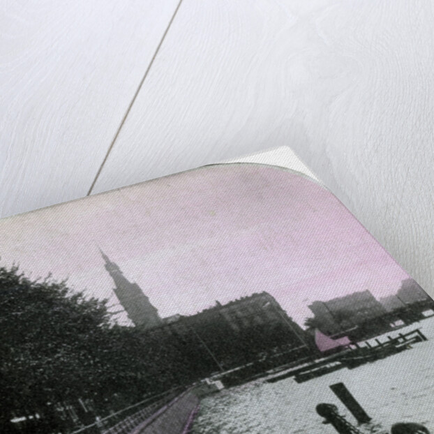 City Hall and the Alster, Hamburg, Germany by Anonymous