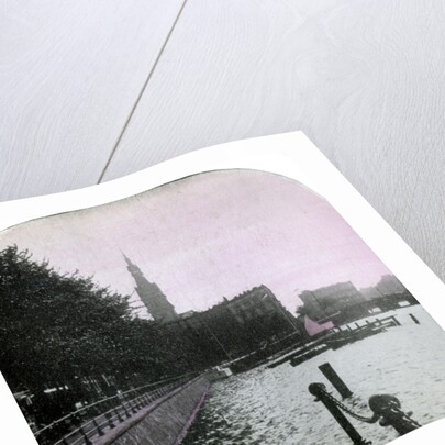 City Hall and the Alster, Hamburg, Germany by Anonymous