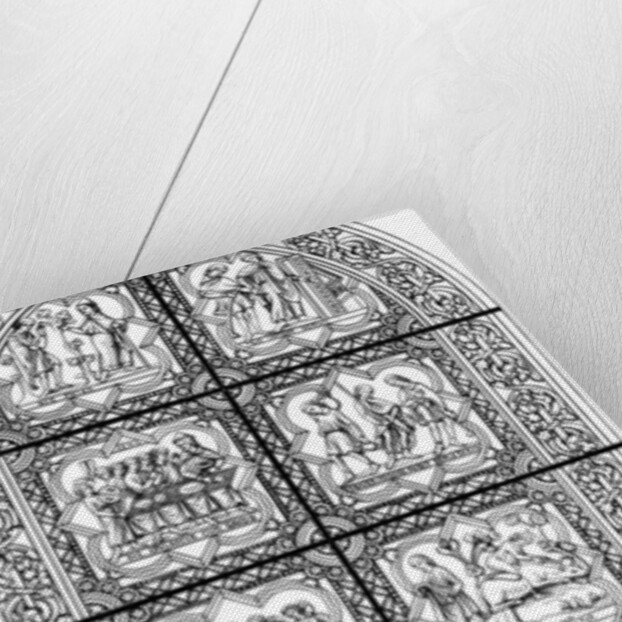 Stained glass window, Bourges Cathedral, Bourges, France by Hauger