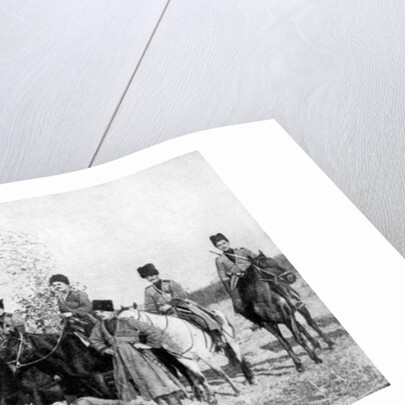 Riders of the plains and hunters of the hills, Georgia by Florence Farmborough