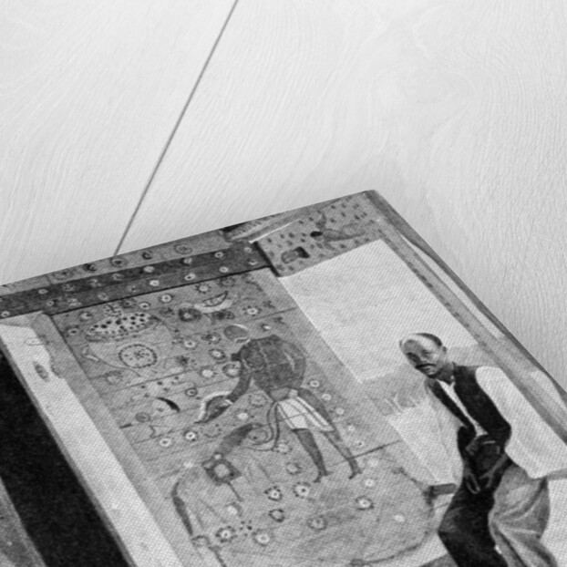 On the threshold of a voodoo temple, Haiti by Anonymous