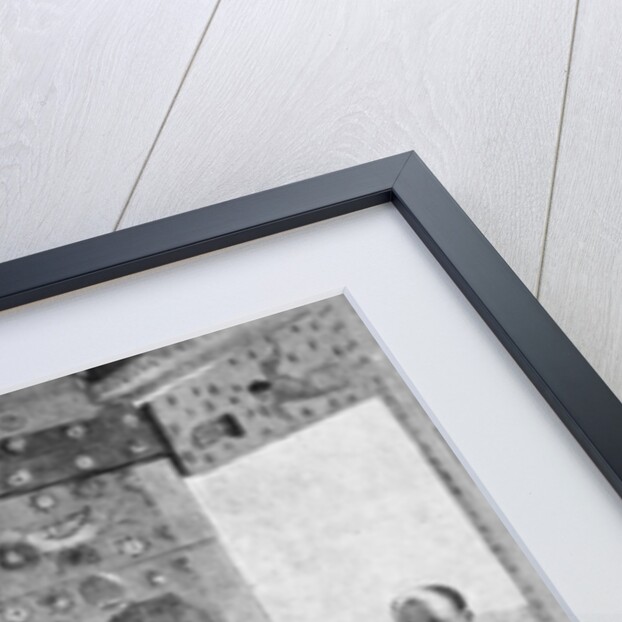 On the threshold of a voodoo temple, Haiti by Anonymous