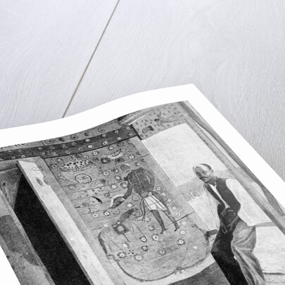 On the threshold of a voodoo temple, Haiti by Anonymous