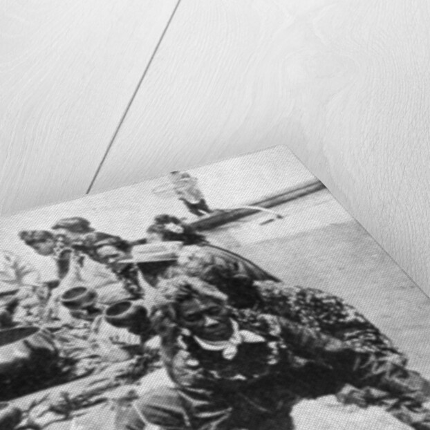 Hawaiians at a banquet, Hawaii by RM Clutterbuck