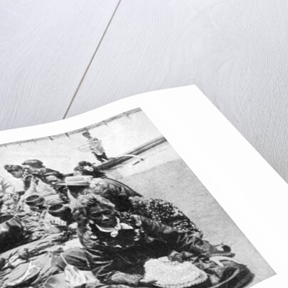 Hawaiians at a banquet, Hawaii by RM Clutterbuck