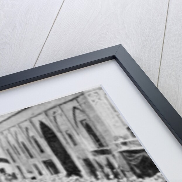 A congregation faces the holy Kaaba in Mecca's mosque, Saudi Arabia by Anonymous