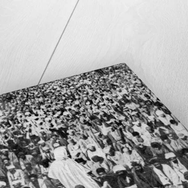 Pious Moslems gathered at the 'Durbar of God', Mecca, Saudi Arabia by Anonymous