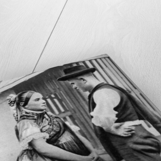 A young Slovak couple, Hungary by AW Cutler