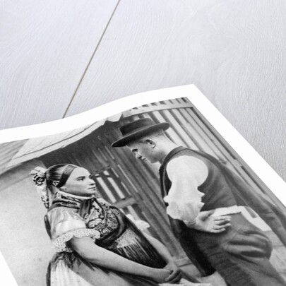 A young Slovak couple, Hungary by AW Cutler