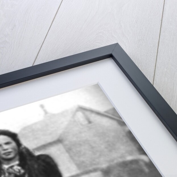 A milkmaid on her morning round, Iceland by Anonymous