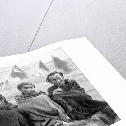 Elderly Naga, Assam, India by D Macintyre