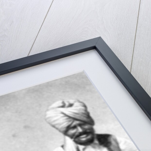 Charming the venom from a cobra; a snake charmer with a mongoose, India by JH Powell