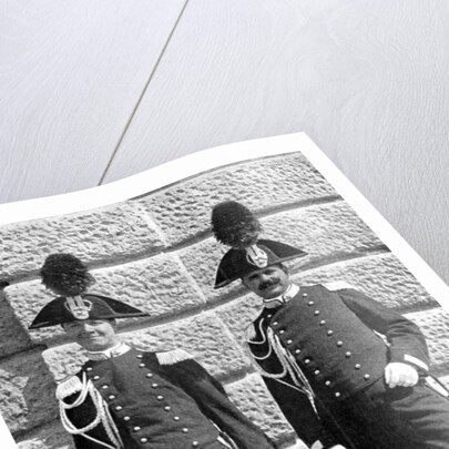 Two Italian policemen by Donald McLeish