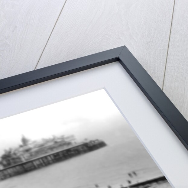 The bandstand and pier, Eastbourne, East Sussex by E Dennis