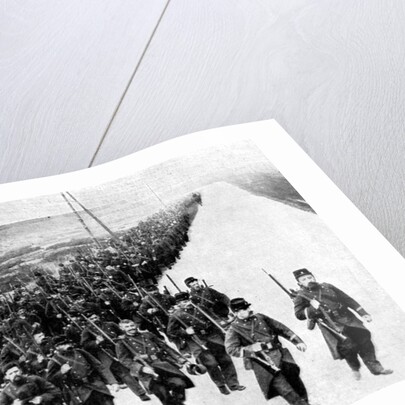 French infantry, reinforcements for the allies, First World War by Anonymous