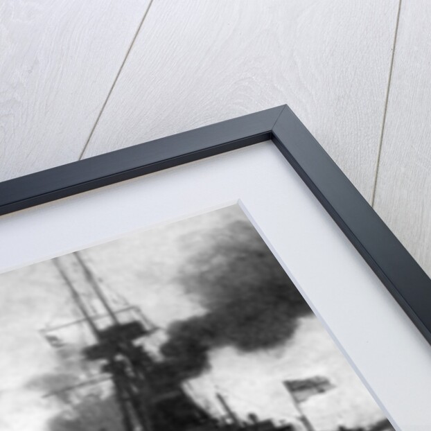 British sailors throwing overboard luxuries, North Sea, First World War by Anonymous