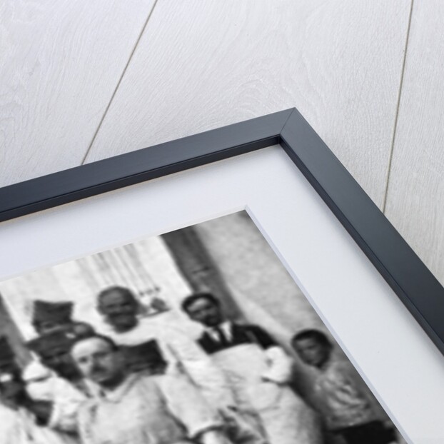 Wounded soldiers being cared for by the Serbian Red Cross, First World War by Anonymous