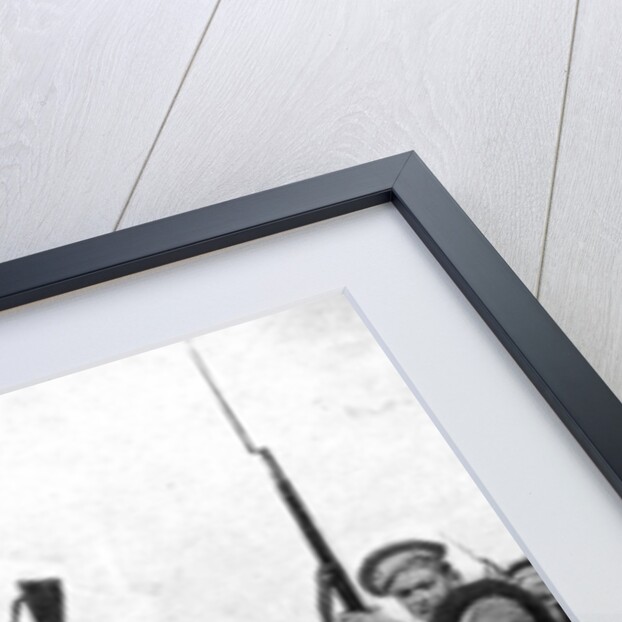 Cossack attack on German troops, East Prussia, First World War by Anonymous