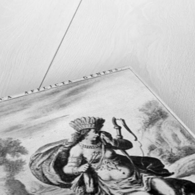 Allegorical view of America by Cornelis de Visscher