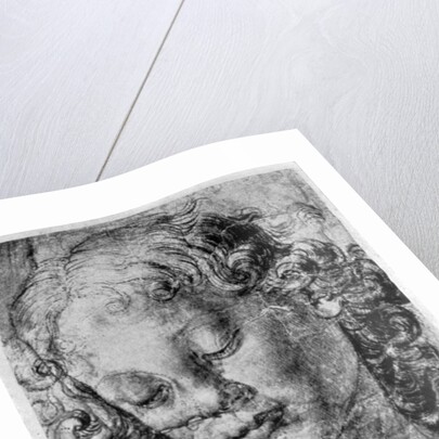 The head of an angel by Andrea del Verrocchio